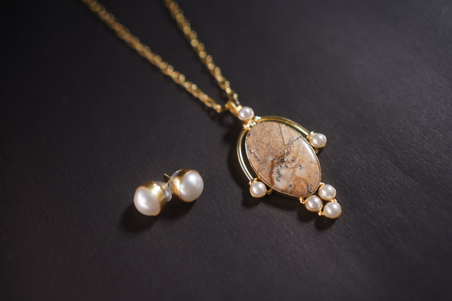 Gothica Luna Terra Necklace Set