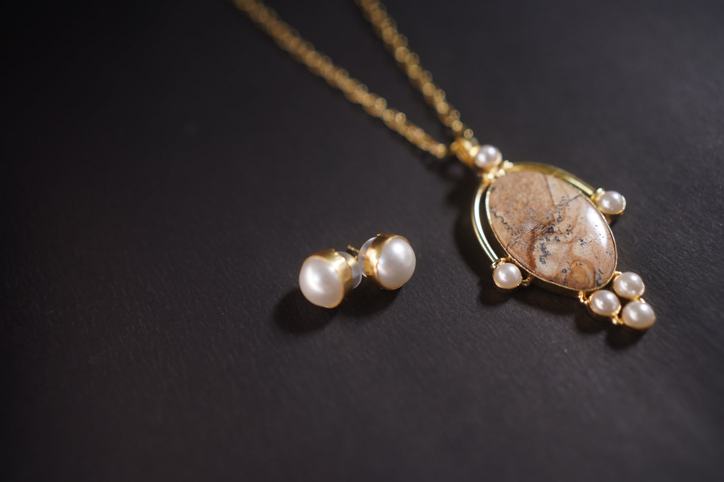 Gothica Luna Terra Necklace Set