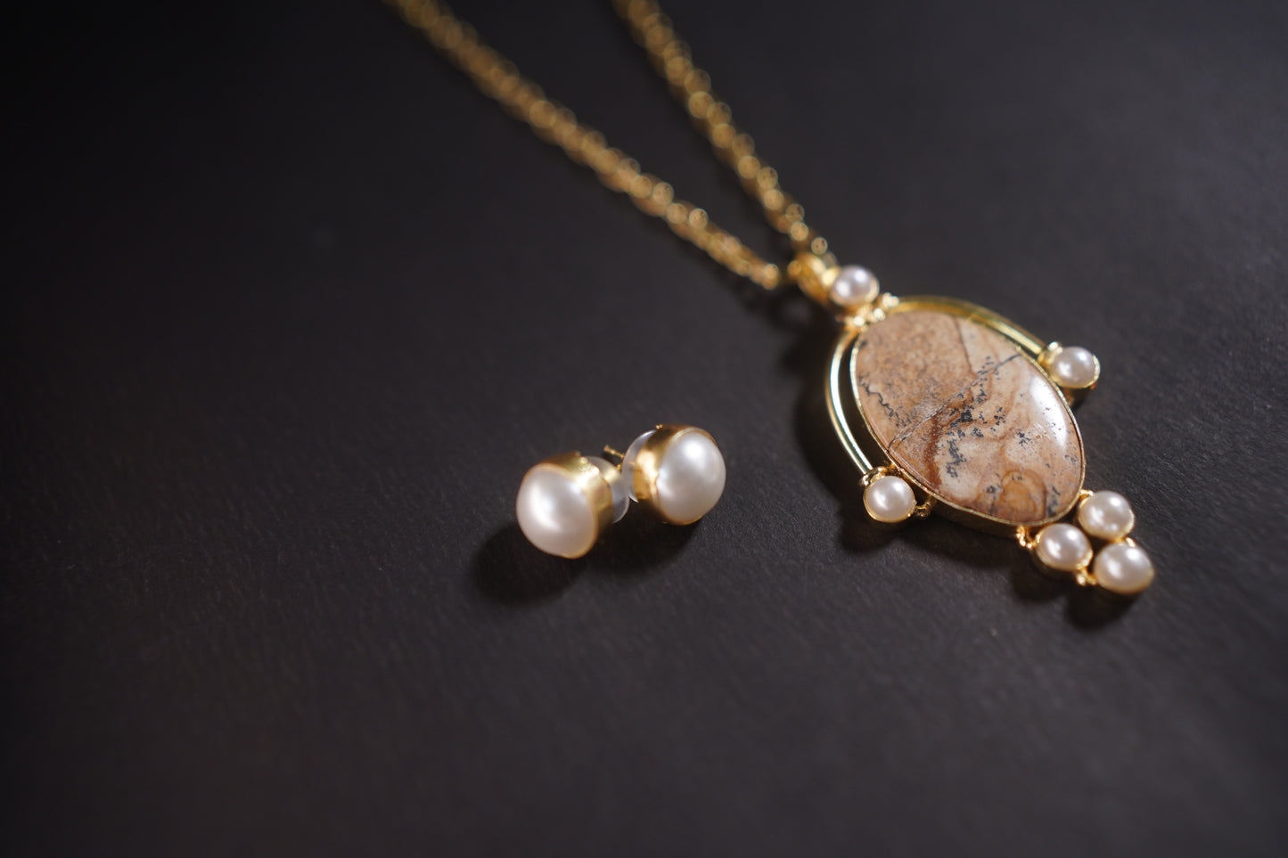 Gothica Luna Terra Necklace Set