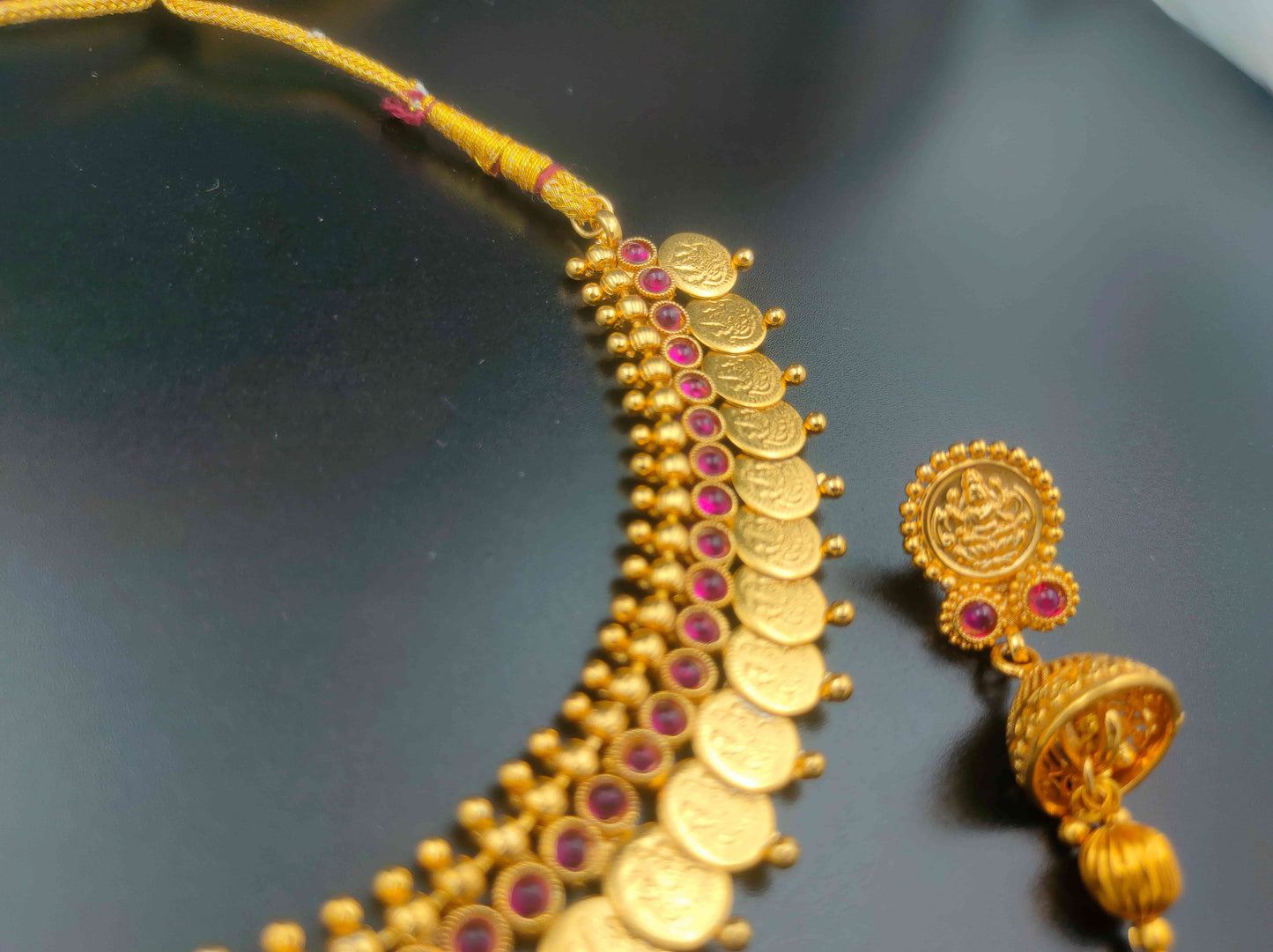 Devi Kanaka Coin Necklace Set