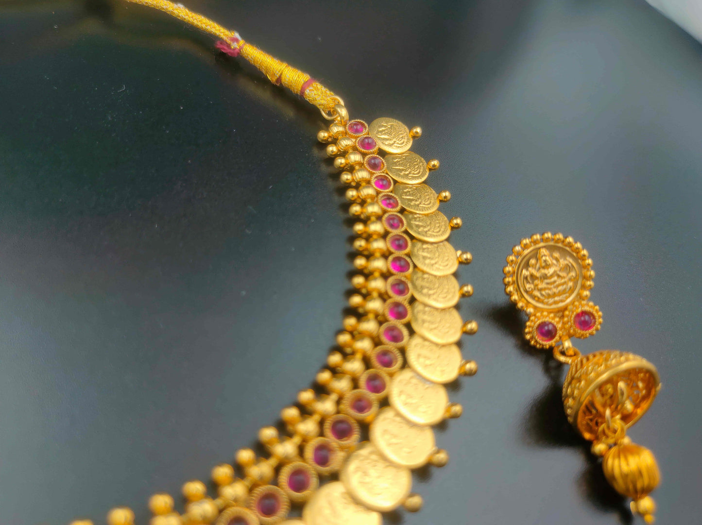 Devi Kanaka Coin Necklace Set