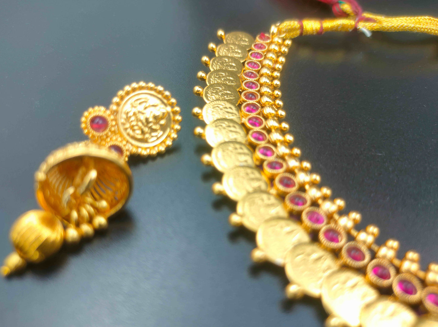 Devi Kanaka Coin Necklace Set