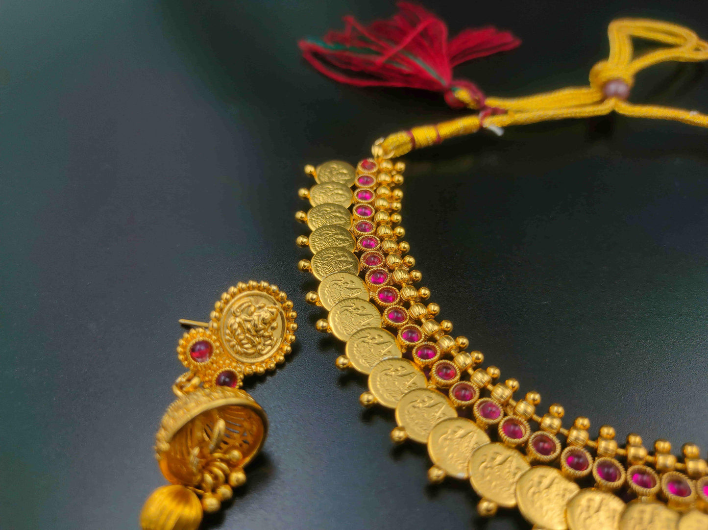 Devi Kanaka Coin Necklace Set