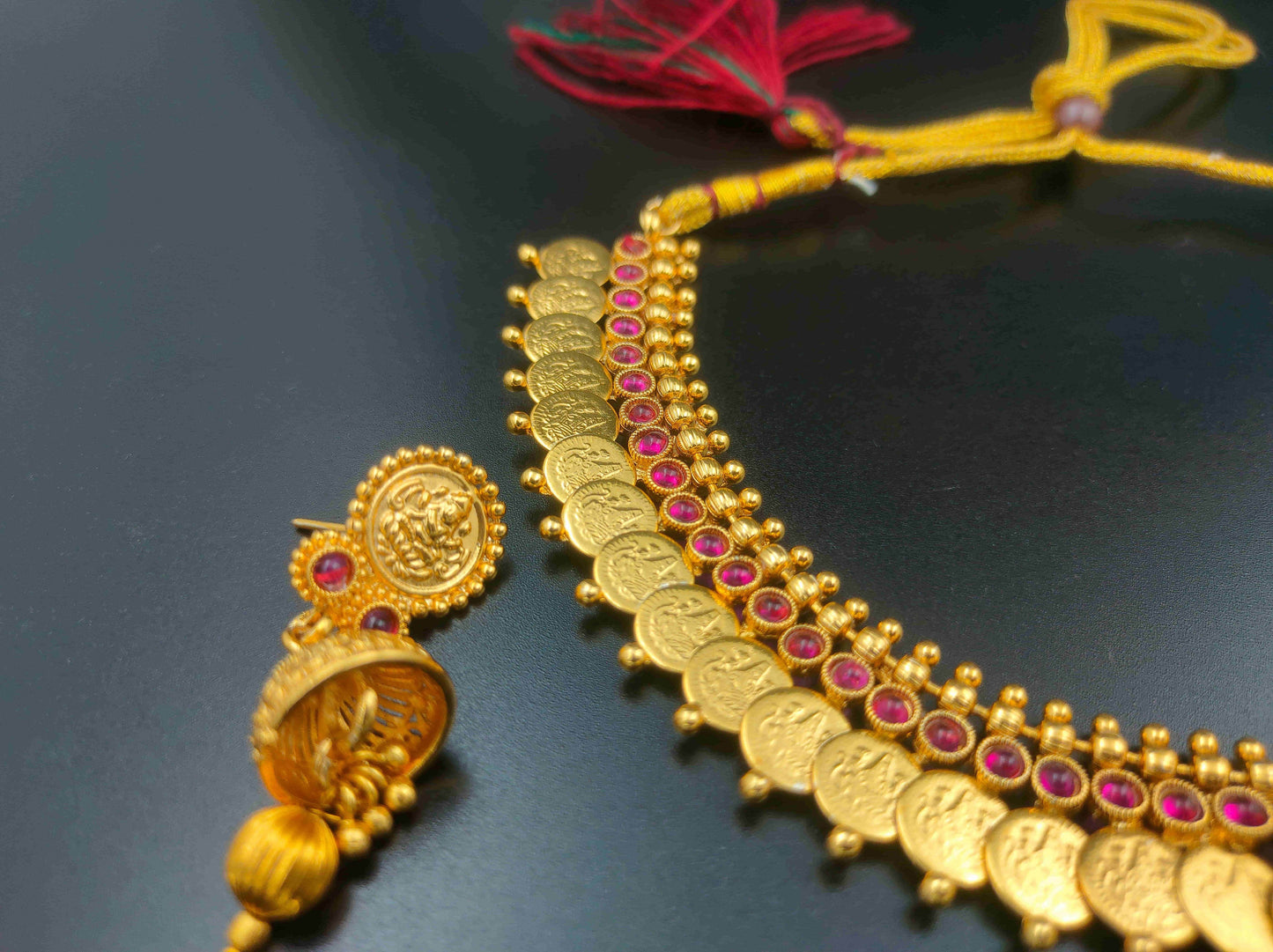 Devi Kanaka Coin Necklace Set