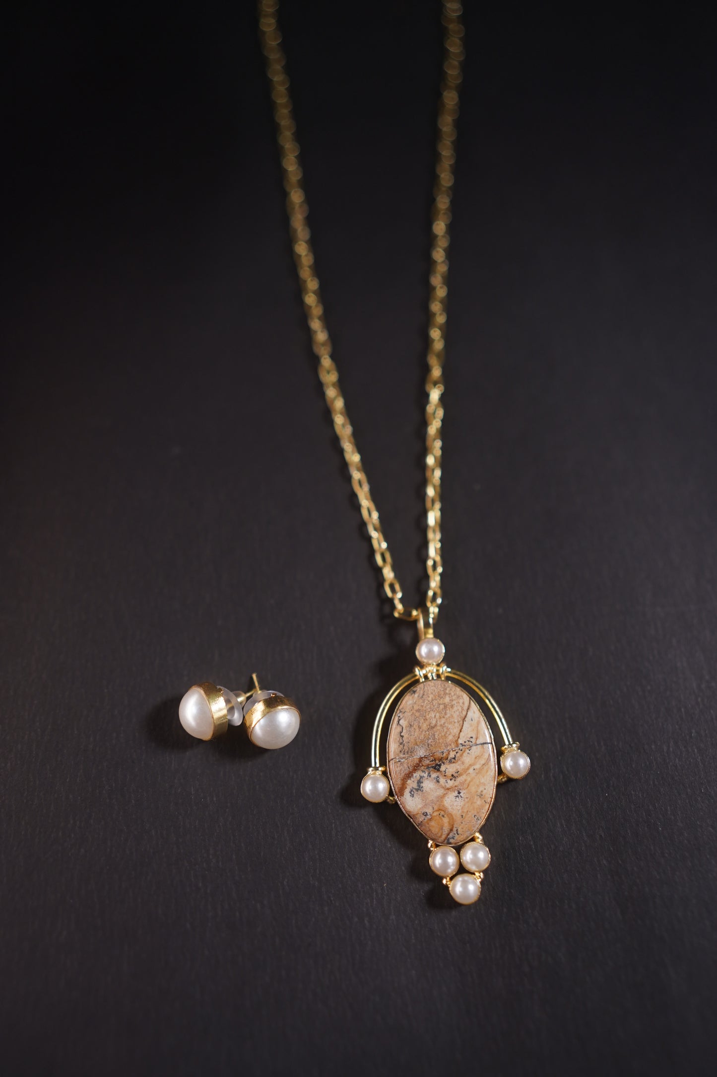 Gothica Luna Terra Necklace Set