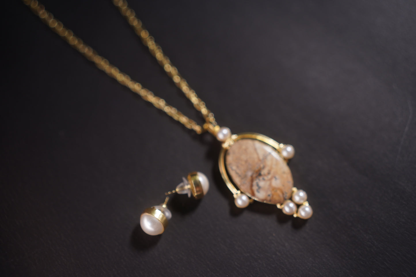 Gothica Luna Terra Necklace Set