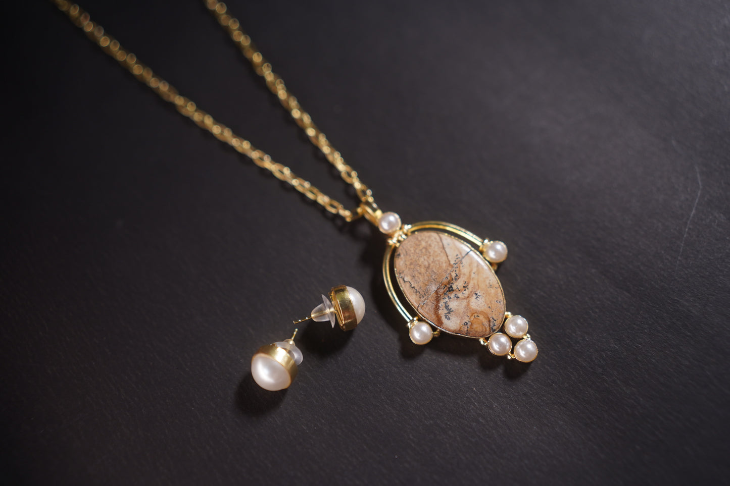 Gothica Luna Terra Necklace Set