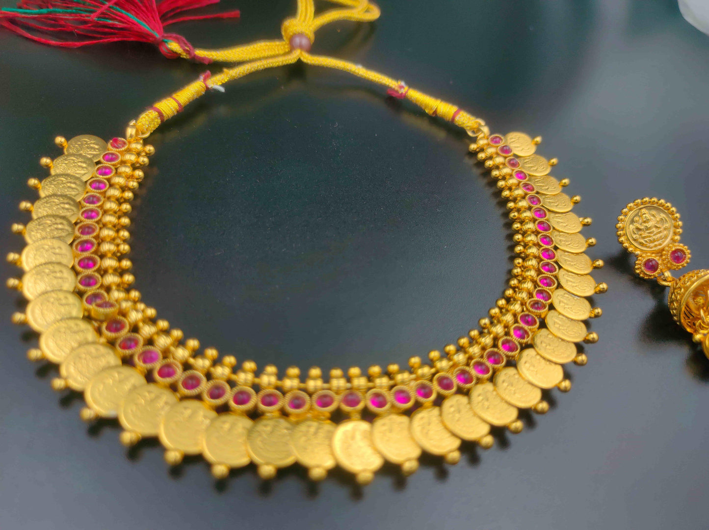 Devi Kanaka Coin Necklace Set