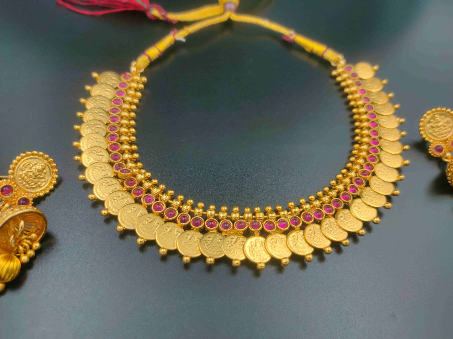 Devi Kanaka Coin Necklace Set