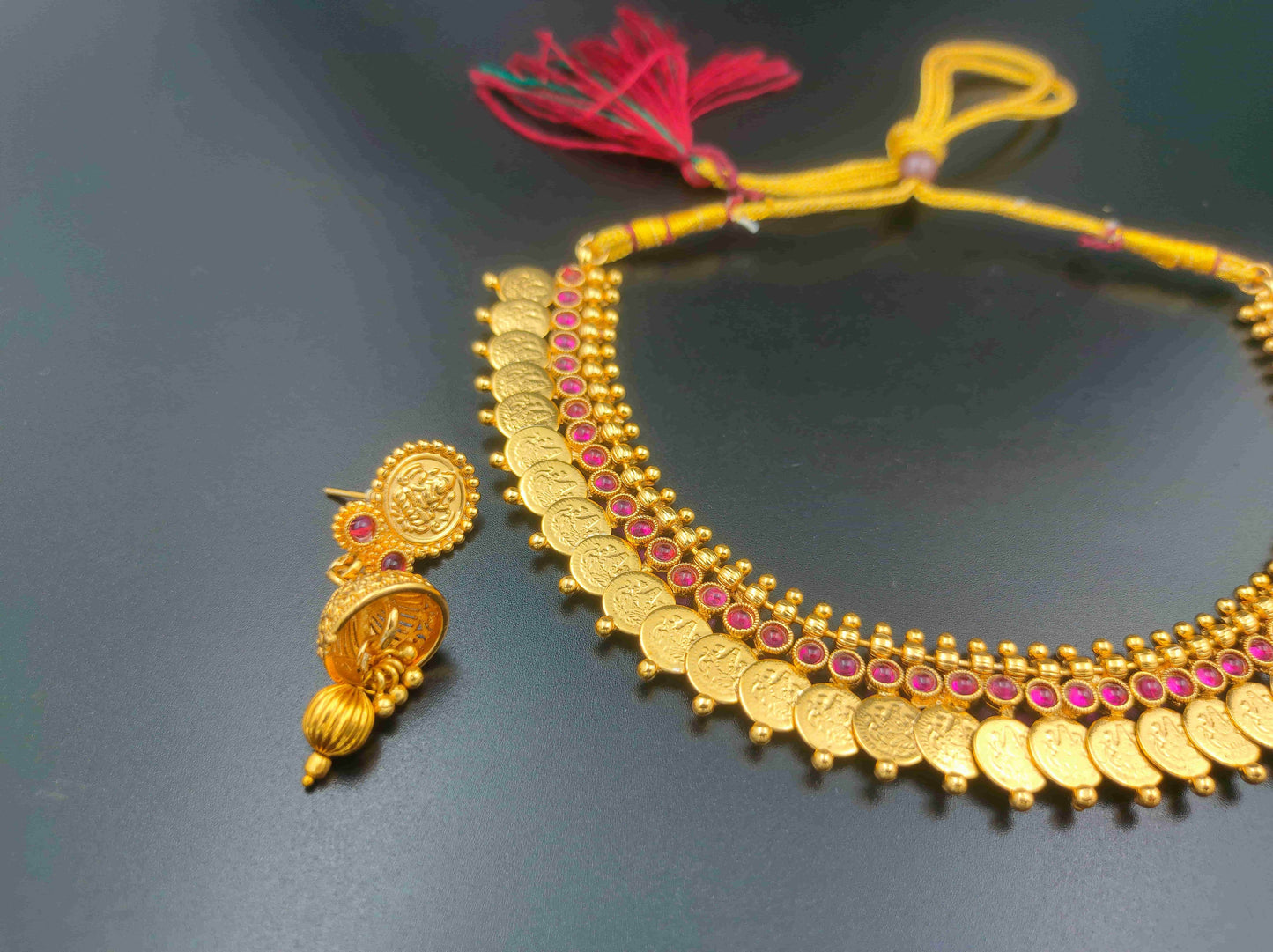 Devi Kanaka Coin Necklace Set
