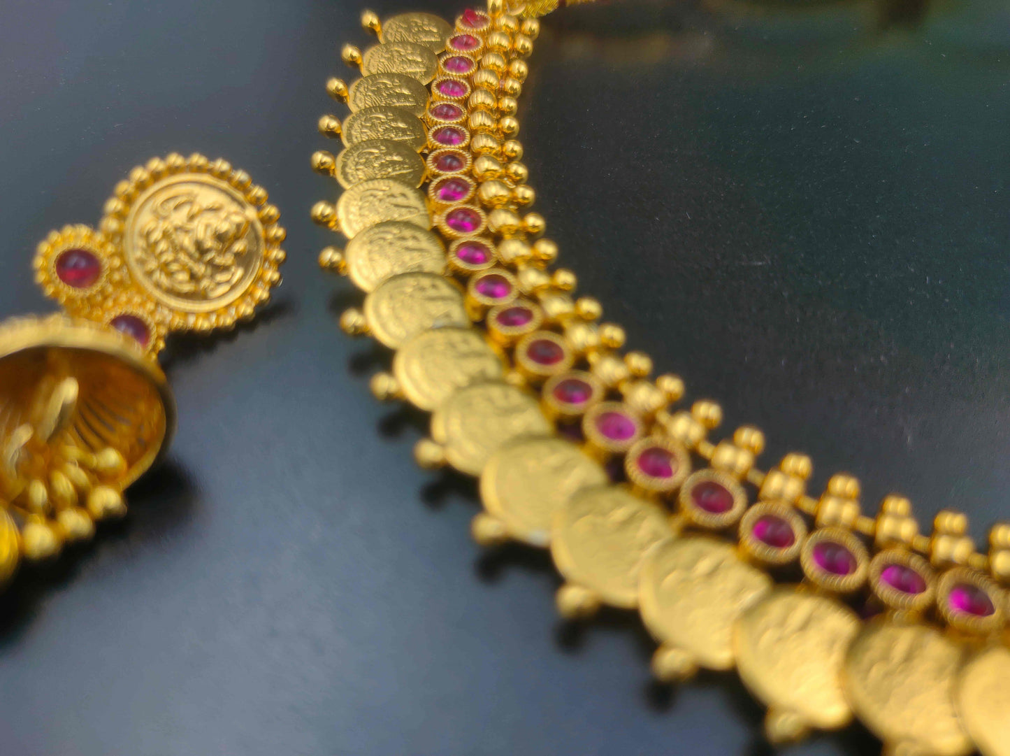 Devi Kanaka Coin Necklace Set